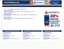 Tablet Screenshot of primetimepicks.com